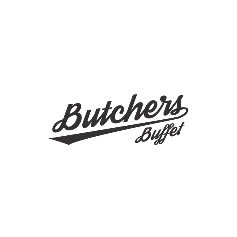 Butchers Buffet Logo black and white